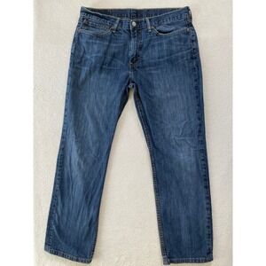 Levi's 514 Jeans Mens 34x30 Measures 34x29 Straight Fit Blue 100% Cotton